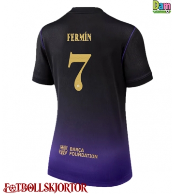Barcelona Fermin Lopez #7 Bortatröja Dam 2026-27 Kortärmad